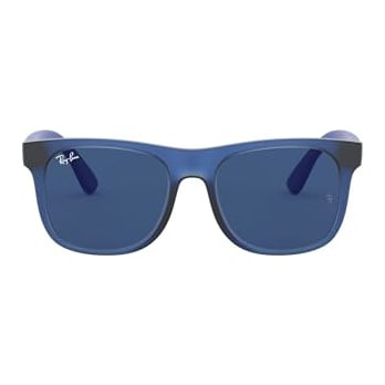 Ray-Ban Junior Justin Rubber Transparent Blue Dark Blue 0RJ9069S-70608048 - Ray-Ban
