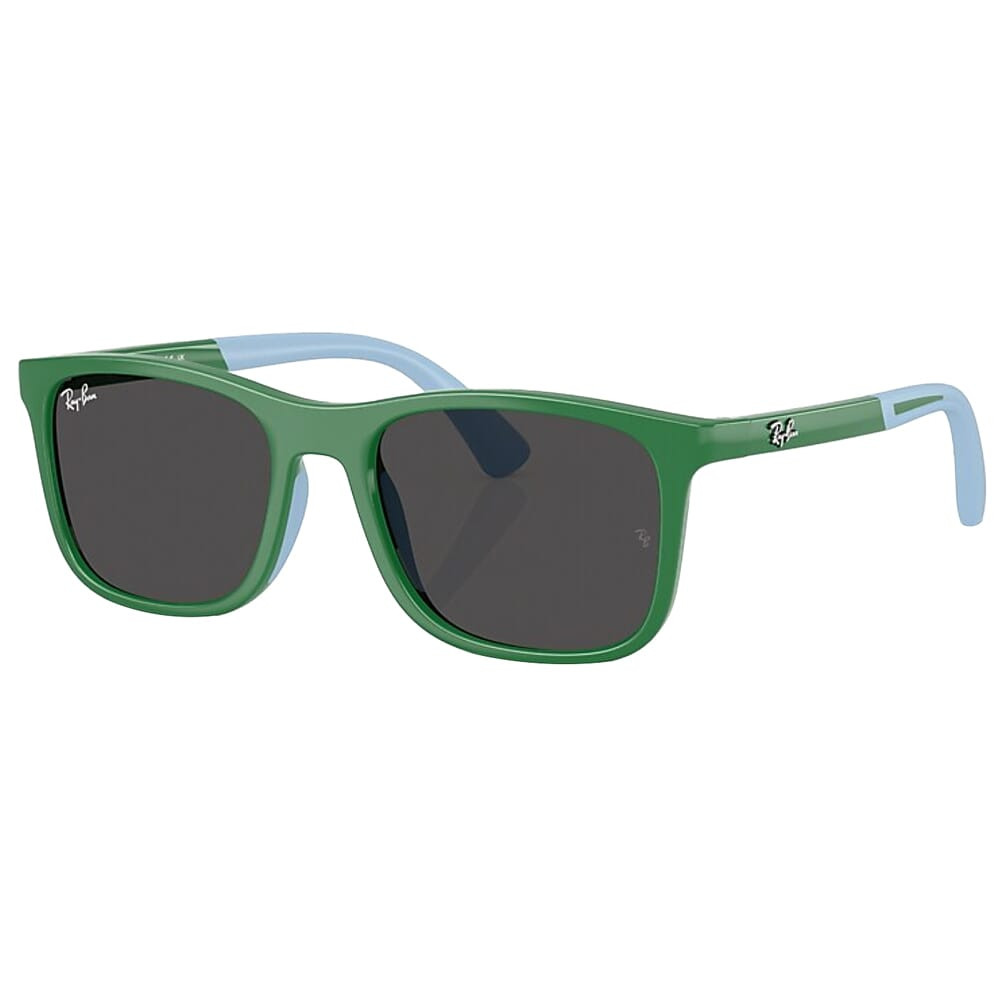 Ray-Ban Green on Rubber Light Blue Dark Grey 0RJ9084S-71888747 - Ray-Ban