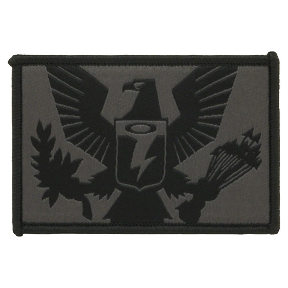 Oakley Standard Issue OAKDEF Crest Grey Patch 101-668-001 in Grey/Black - Oakley