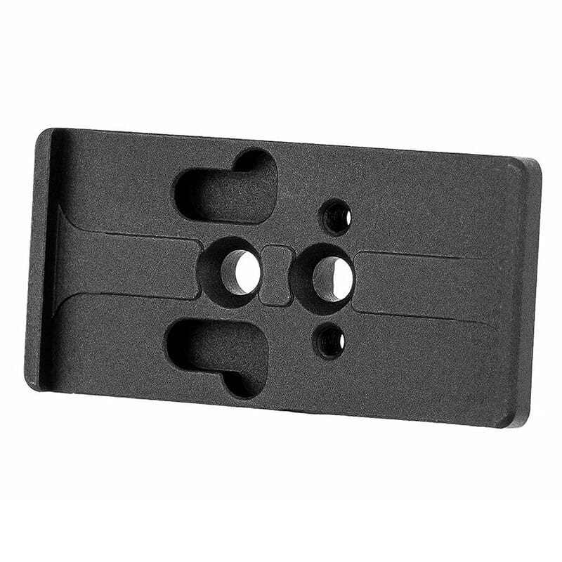 MDT Glock MOS Interface Red Dot Adapter Plate for Scope Ring Cap Blk 104962-BLK - MDT