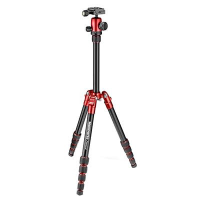 Manfrotto Element Traveller Tripod Small Red MKELES5RD-BH - Manfrotto