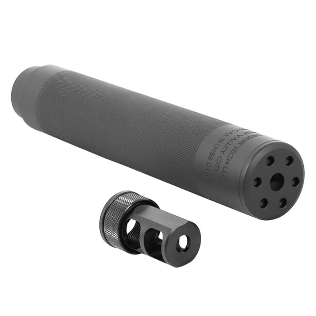 Desert Tech DTSS SRS Suppressor Package: .338 Win Titanium & 3/4x24 SRS QD Brake DTS-B34 - Desert Tech