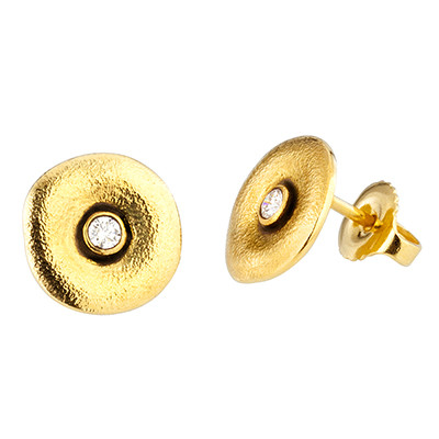 Alex Sepkus 18K and Diamond "Orchard" Stud Earrings E-172D - Alex Sepkus