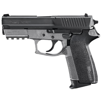 Sig Sauer SP2022 Ghost 9mm 3.9" Nitron DA/SA Polymer Grip Gray (2) 15rd Mag Handgun E2022-9-RT-GST - Sig Sauer