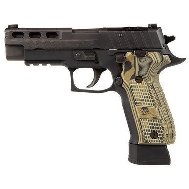 Sig Sauer P226 PRO-CUT 9mm DA/SA 4.4" Bbl Optic Ready Pistol w/G10 G-Mascus Grips, XRAY3, (1) 15rd & (2) 20rd Steel Mags E26R-9-BXR3-PRO-R2 - Sig Sauer