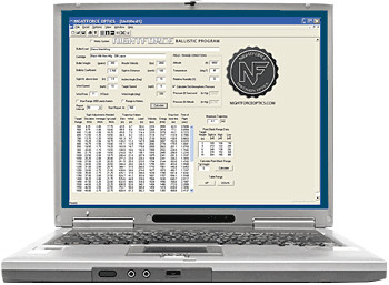 Nightforce Ballistic Software for PC - Nightforce