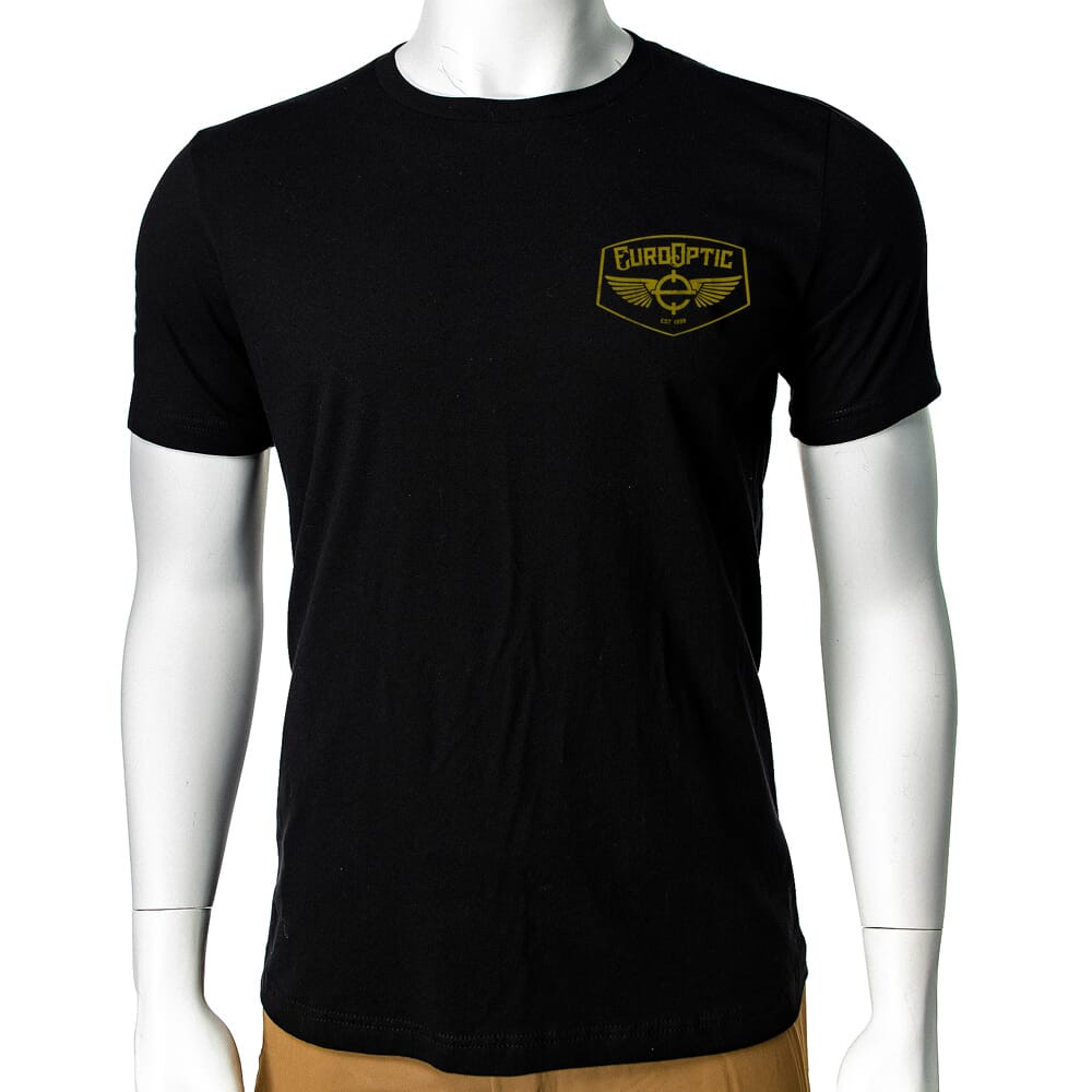 EuroOptic Brand T-Shirt Operator Black SS 3X-Large EO-TEE-6210-BLK-OP-3XL, 3XL - Eurooptic