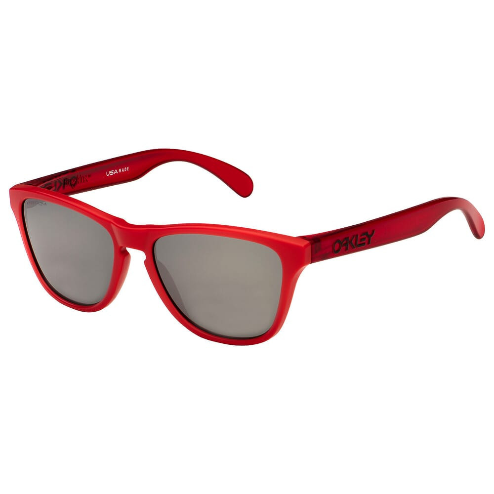 Oakley Frogskins XS Matte Red/Translucent Red w/PRIZM Black Lenses OJ9006-0853 - Oakley