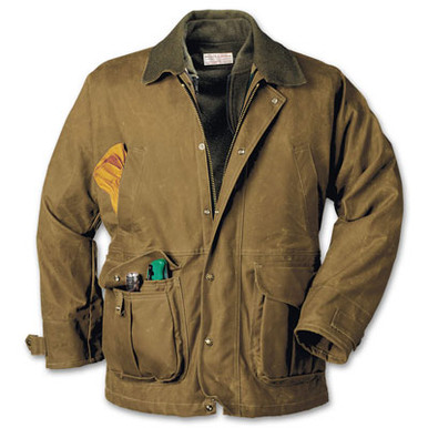 Filson LG Tan Tin Cloth Field Jacket 10003, Large