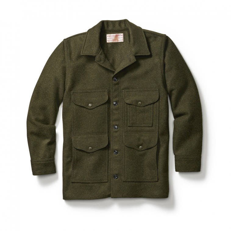 Filson Mackinaw Crusier (Ak Fit) ForestGrn L FCO-010190 FIL-10043-ForestGrn-L Jacket in Forest Green - Filson