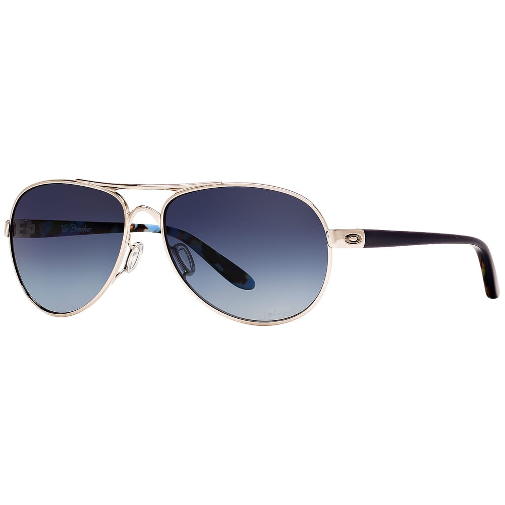 Oakley Tie Breaker Polished Chrome w/Grey Gradient Polarized Lenses OO4108-02 - Oakley