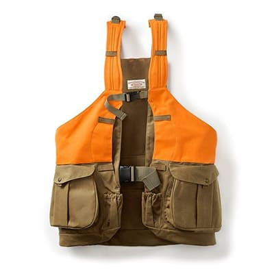 Filson Pro Guide Strap Vest Dark Beige Regular 11010376 - Filson
