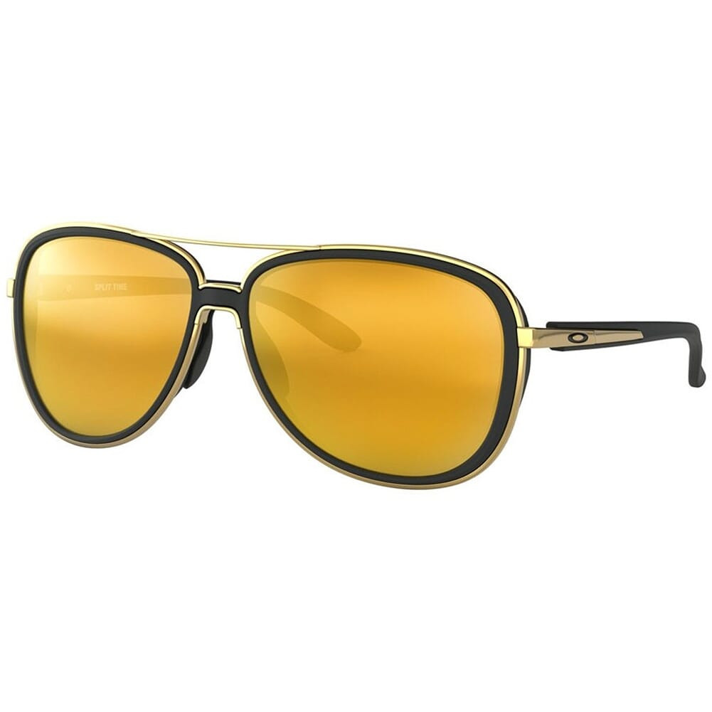 Oakley Split Time Velvet Black w/24K Iridium Lenses OO4129-0358 - Oakley