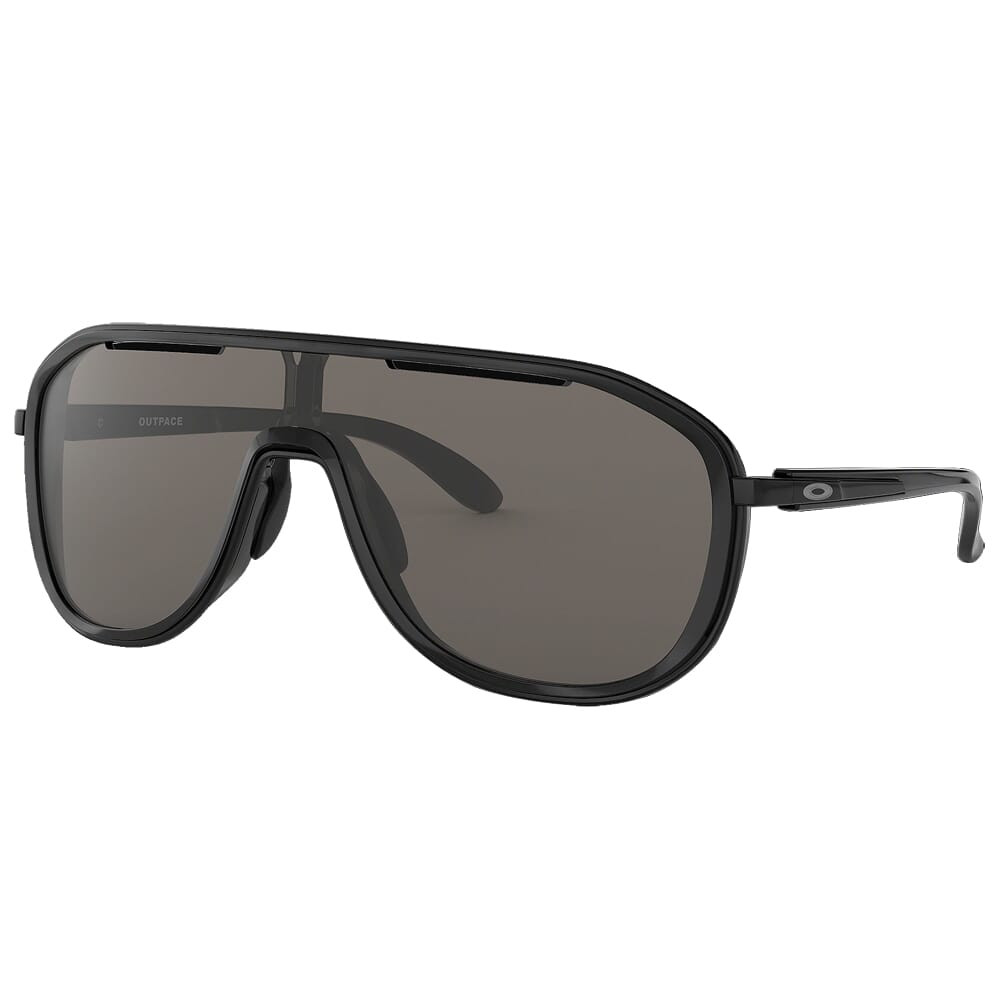 Oakley Outpace Black Ink/Polished Black w/Warm Grey Lenses OO4133-0126 - Oakley