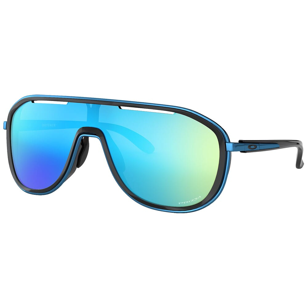 Oakley Outpace Polished Black/Sapphire w/PRIZM Sapphire Lenses OO4133-0326 - Oakley