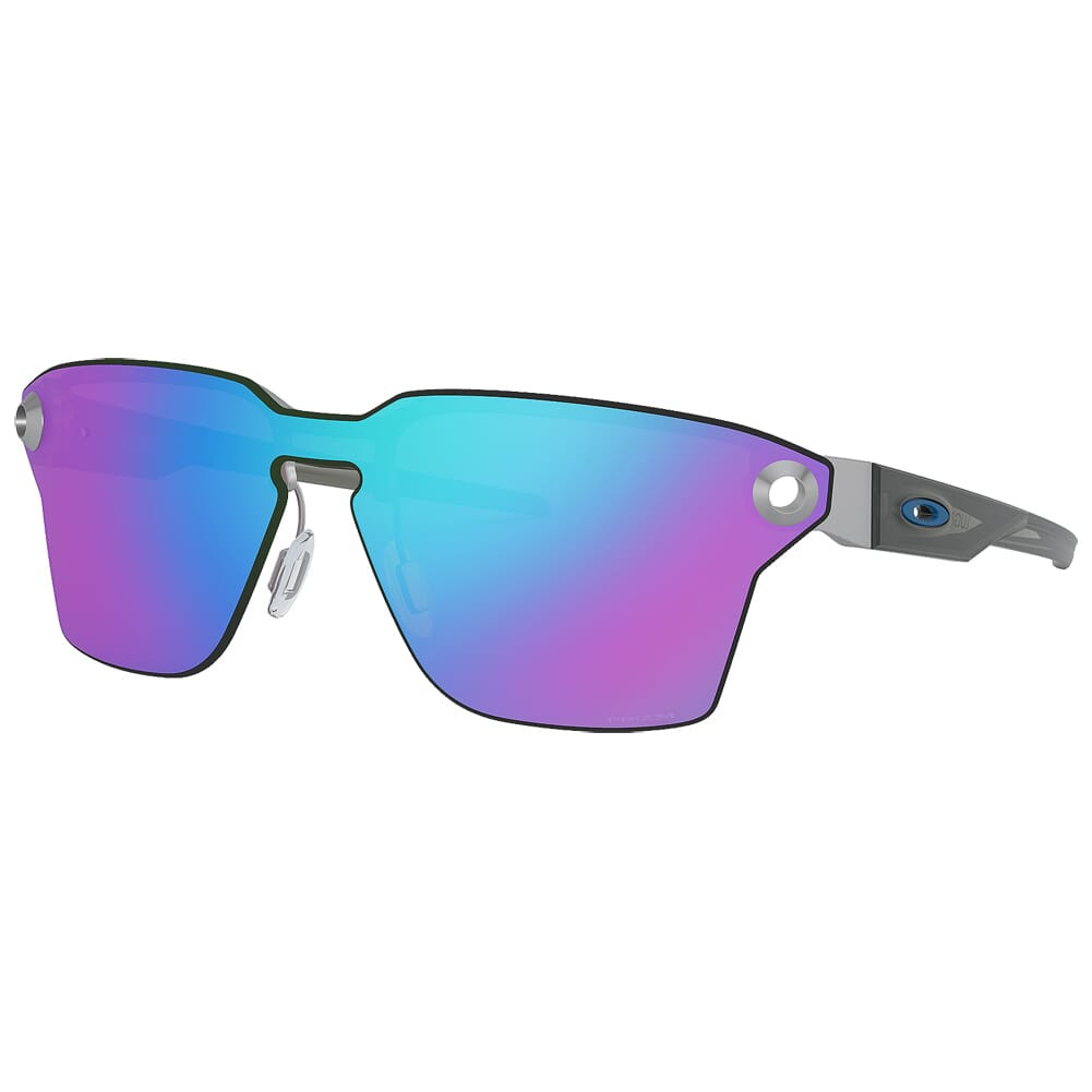Oakley Lugplate Satin Chrome w/PRIZM Sapphire Lenses OO4139-0339 - Oakley