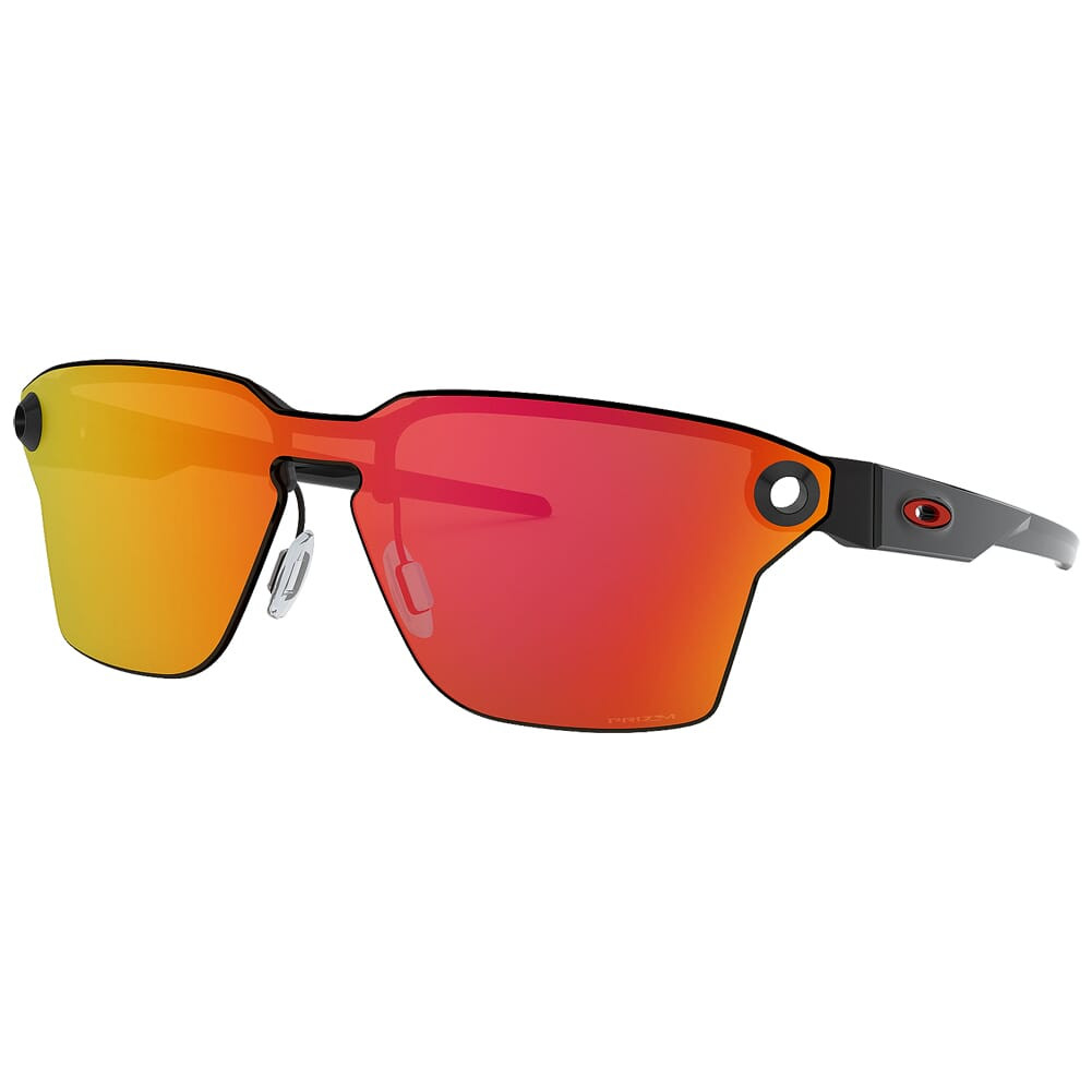 Oakley Lugplate Polished Black w/PRIZM Ruby Lenses OO4139-0439 - Oakley