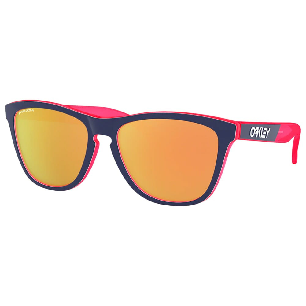 Oakley Frogskins CF Translucent Neon Pink w/PRIZM Rose Gold Lenses OO9013-F255 - Oakley
