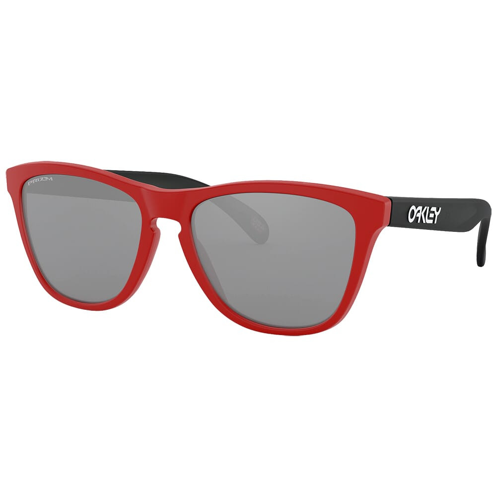 Oakley Frogskins Matte Redline/Black w/PRIZM Black Lenses OO9013-I255 - Oakley