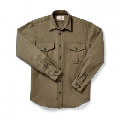 Filson Northwest Wool Shirt Forestry SM 10707 in Green, Small - Filson
