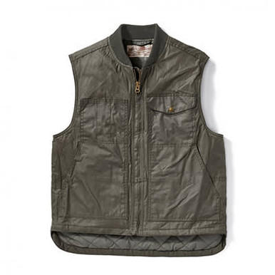 Filson Buckland Cover Cloth Vest OtterGreen XS FCO-003940 FIL-10719-OtterGreen-XS|FIL-10719-OtterGreen-XS - Filson