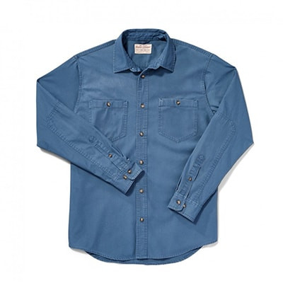 Filson Buckhorn Field Shirt PetrolBlue XS FCO-004048 FIL-10739-PetrolBlue-XS|FIL-10739-PetrolBlue-XS - Filson