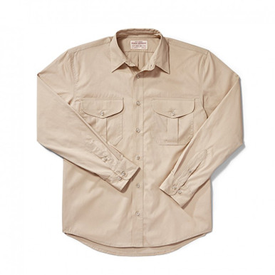 Filson Filson'S Feather Cloth Shirt DesertTan XXL FCO-004171 FIL-10761-DesertTan-XXL|FIL-10761-DesertTan-XXL - Filson