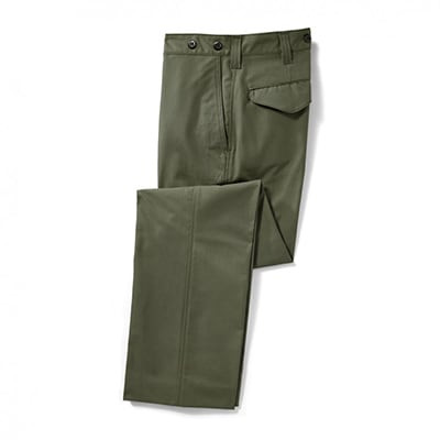 Filson Dry Shelter Cloth Pant OtterGreen 33 FCO-004204 FIL-10763-OtterGreen-33|FIL-10763-OtterGreen-33 - Filson