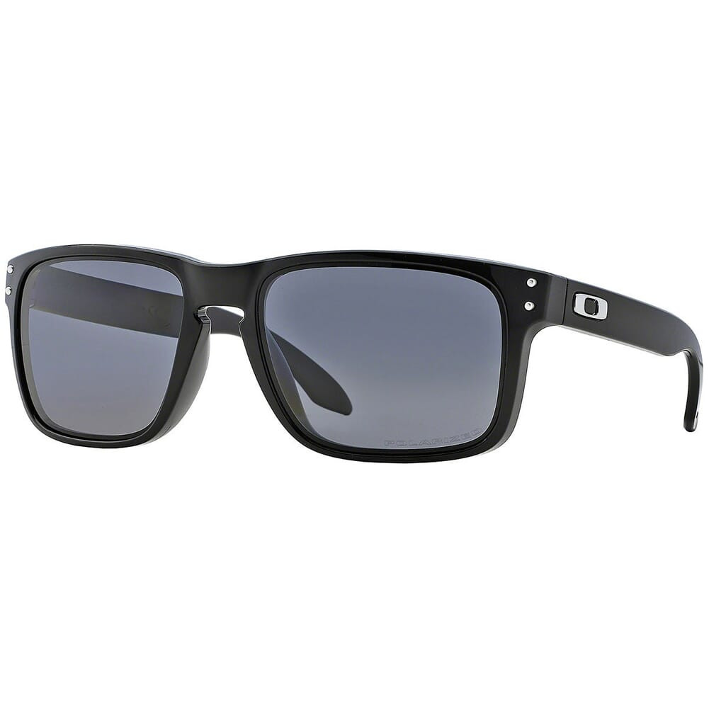 Oakley Holbrook Polished Black w/Grey Polarized Lenses OO9102-02 - Oakley
