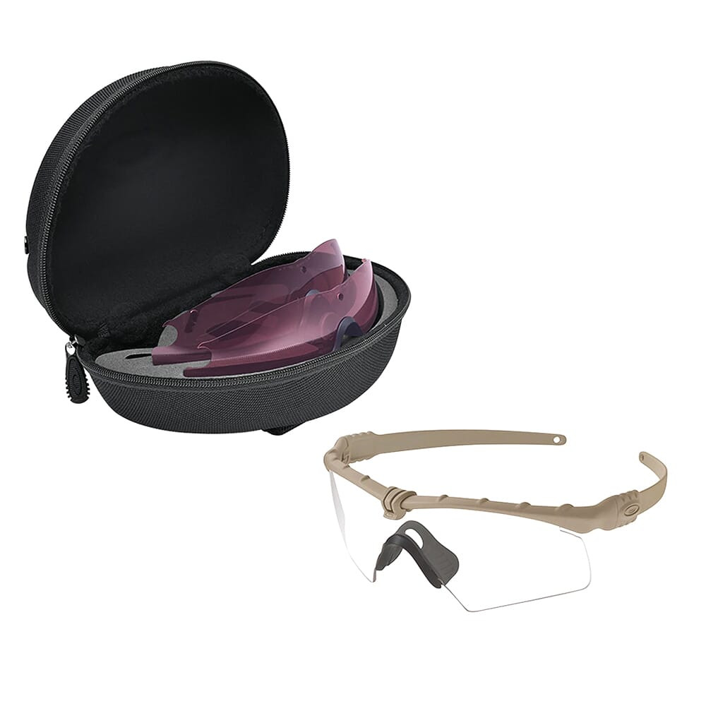 Oakley SI Ballistic M Frame 3.0 EN Bone Hybrid w/Clear, TR22, and TR45 Lenses OO9146-4832 - Oakley