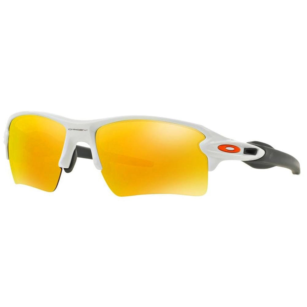 Oakley Flak 2.0 XL Polished White w/Fire Iridium Lenses OO9188-19 - Oakley
