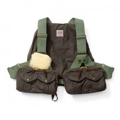Filson Foul Weather Fly Fishing Vest Otter Green Sup 16002, super - Filson