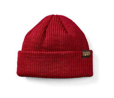 Filson Red Watch Cap FIL30235-Red - Filson