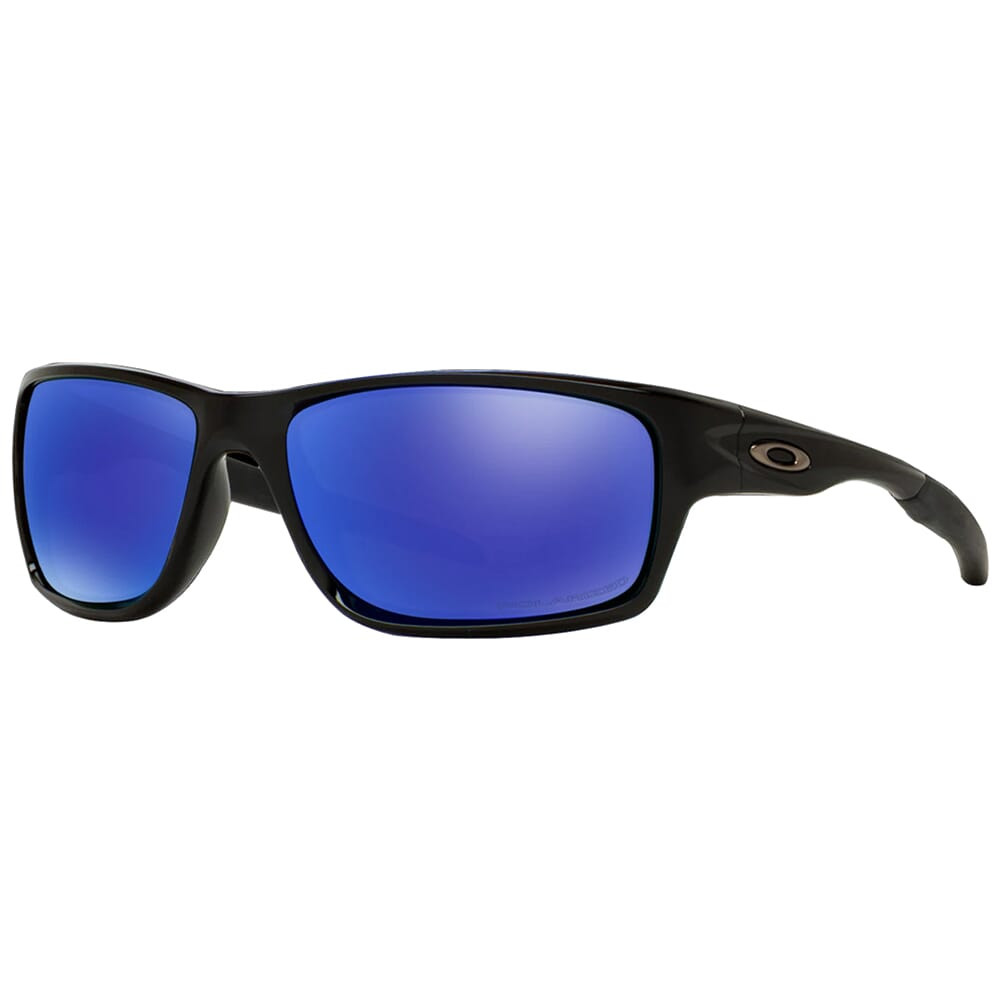 Oakley Canteen Polished Black w/Violet Iridium Polarized Lenses OO9225-0760 - Oakley