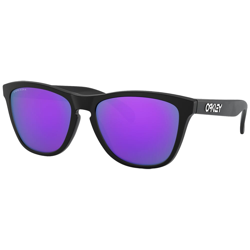 Oakley Frogskins (A) Matte Black w/PRIZM Violet Lenses OO9245-9554 - Oakley