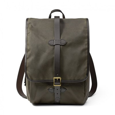 Filson Tin Cloth Backpack OtterGreen FCO021333 FIL70017-OtterGreen in Otter Green - Filson