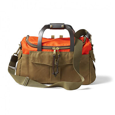 Filson Heritage Sportsman Bag OrangDrkTn FCO021347 FIL70073-OrangDrkTn in Orange Dark Tan - Filson