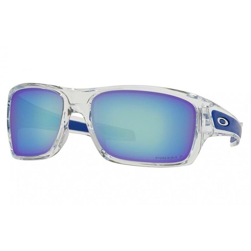Oakley Turbine Polished Clear w/PRIZM Deep Water Polarized Lenses OO9263-5463 - Oakley