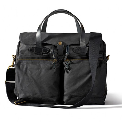 Filson 24 Hour Tin Briefcase Black FCO021302 FIL70140-Black - Filson