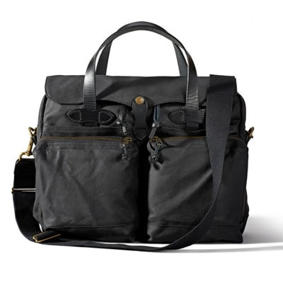 Filson 24 Hour Tin Briefcase Black FCO021302 FIL70140-Black - Filson