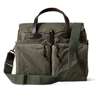 Filson 24 Hour Tin Briefcase OtterGreen FCO021305 FIL70140-OtterGreen in Otter Green - Filson