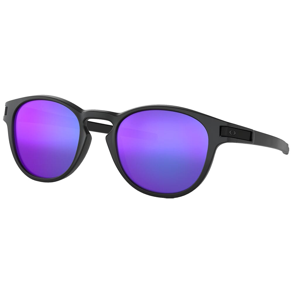 Oakley Latch Matte Black w/Violet Iridium Lenses OO9265-06 - Oakley