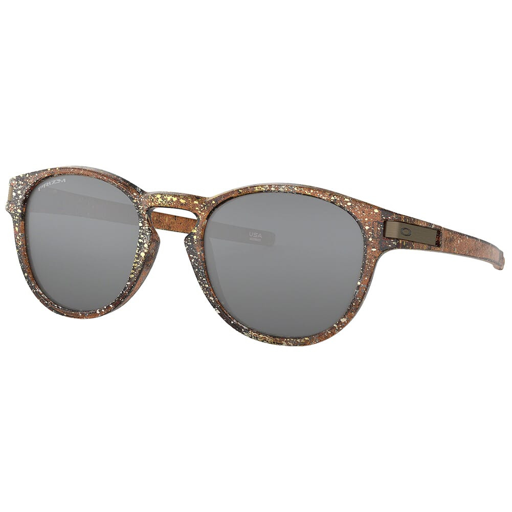 Oakley Latch Splatter Dark Amber w/PRIZM Black Lenses OO9265-5453 - Oakley