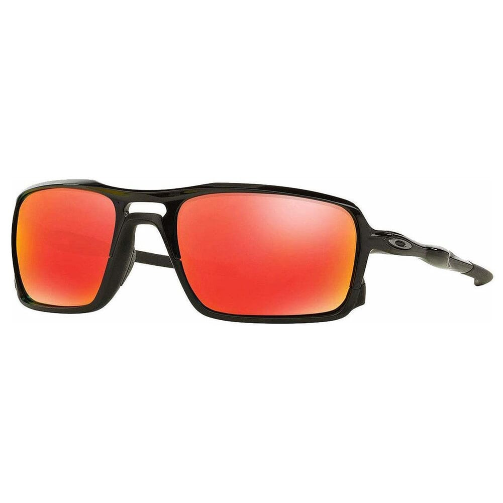 Oakley Triggerman Polished Black w/Ruby Iridium Lenses OO9266-03 - Oakley