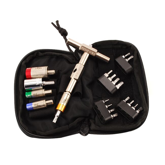 1 Set of Fix It Sticks, 65, 45, 25, and 15 Inch lbs Torque Limiters, 16 Bits, 1/2" Socket & 1/4" Bit Adapter, Deluxe Case FISTLS11 - Fix It Sticks
