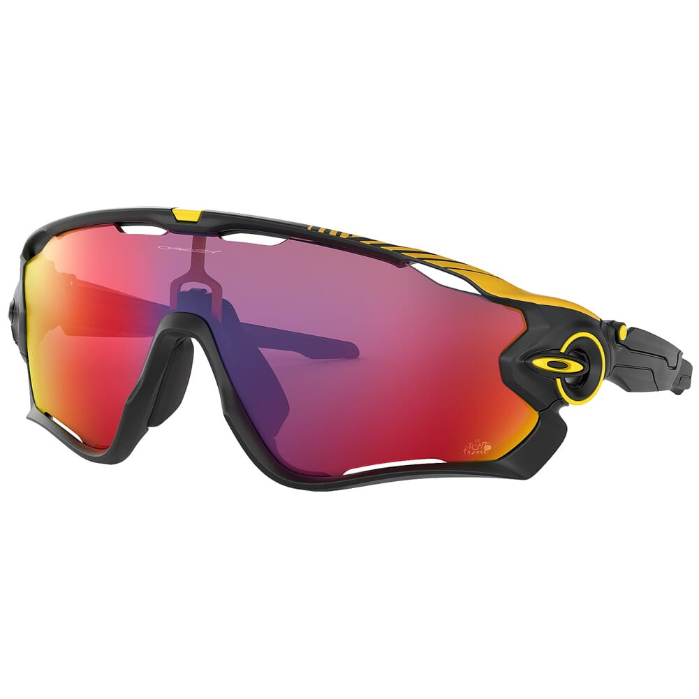 Oakley Jawbreaker Tour de France Matte Black w/PRIZM Road Lenses OO9290-4331 in Tour De France Edition Matte Black - Oakley