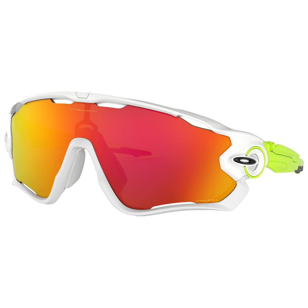 Oakley Jawbreaker Polished White w/PRIZM Ruby Lenses OO9290-5831 - Oakley