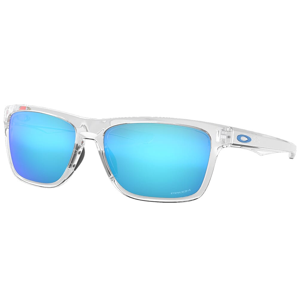 Oakley Holston Polished Clear w/PRIZM Sapphire Lenses OO9334-1358 - Oakley