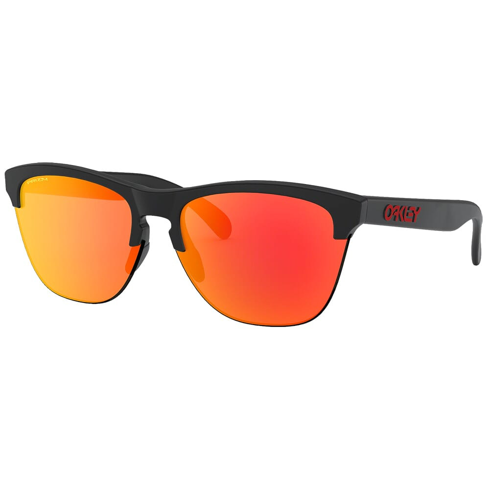 Oakley Frogskins Lite Matte Black w/PRIZM Ruby Lenses OO9374-0463 - Oakley