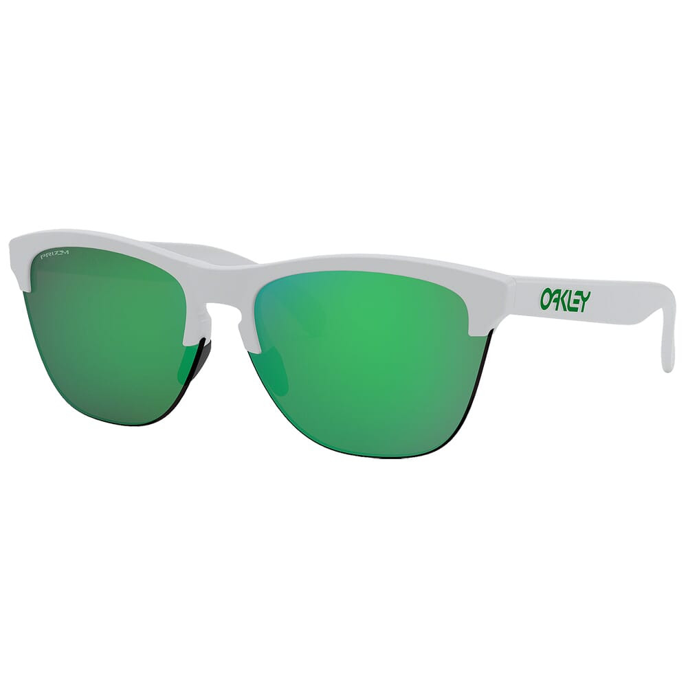 Oakley Frogskins Lite Matte White w/PRIZM Jade Lenses OO9374-1563 - Oakley